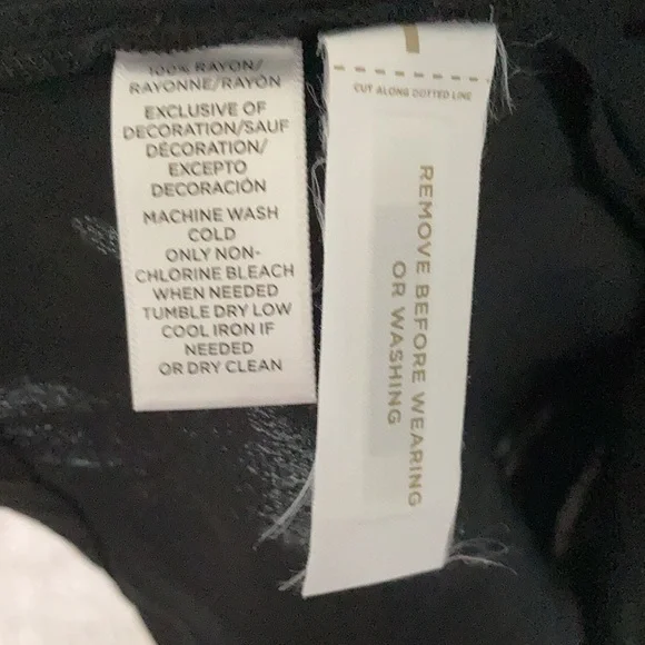 LOFT Black embroidered dress - Picture 10 of 10